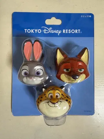 도쿄 디즈니 리조트 주토피아 클립 3개 세트