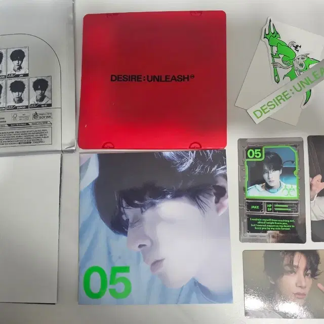 엔하이픈 Desire:Unleash 엔진버전앨범  제이크 +정원포카