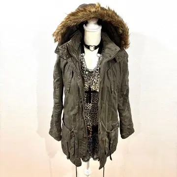 헤이세이 갸루 y2k 모즈 코트 밀리터리 모리걸 그런지 기믹