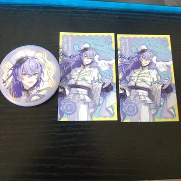 니지산지 Dyitica 산리오 캔뱃지 카드 폴라로이드 호시미치 쇼