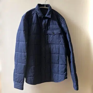네이비 퀼팅 자켓 DENHAM 덴함 점퍼 블루종