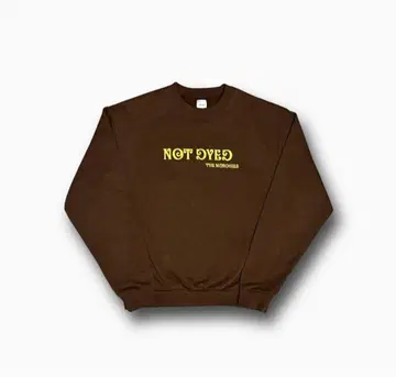 not dyed 맨투맨