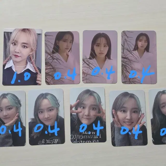 윤하 포카 (응원봉, c9 크리스마스 팝업 랜덤 포카)