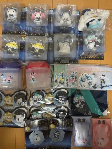 산리오 해피 복권 키티 마이멜로디 폼폼푸딩 한교동 총 24점