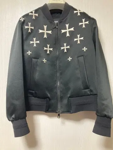 닐바렛 자수 MA-1 자켓 S 블랙