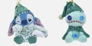 스티치 파자마 스크램프 봉제 인형 세트 디즈니 스토어