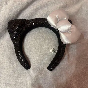 키티 스팽글 머리띠