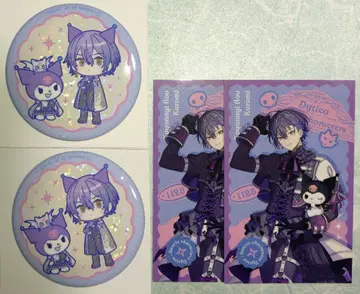 니지산지 코야나기 로우 산리오 콜라보 캔뱃지 폴라로이드 묶음 판매