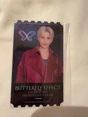 FANTASTICS 야기 유세이 클리어 픽처 티켓 C상