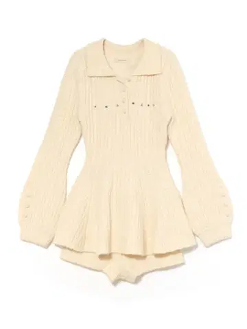 andmary Dada 케이블 세트 업 아이보리