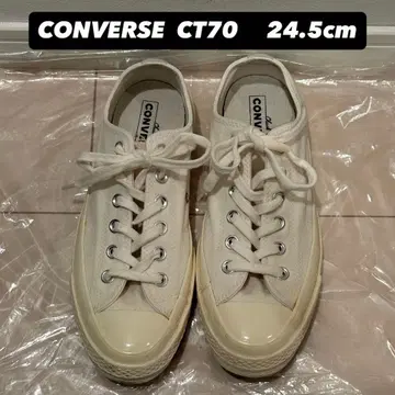 [ 익명 배송 ] 컨버스 척테일러 ct70 화이트 화이트 24.5cm