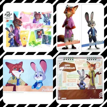 주토피아 영화 굿즈 등 4세트 ZOOTOPIA