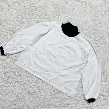 [ c6925 ] 페이지 보이 니트 스웨터 긴팔 화이트