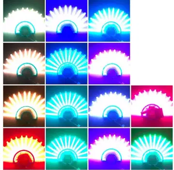 [재고 한정] 자작 응원봉 무지개 공작 풀컬러 공작 14연 개조 치어