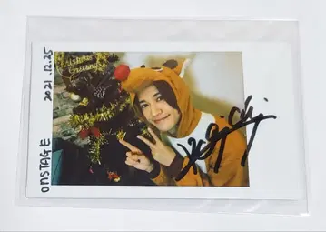 유모토 켄이치 친필 사인 폴라로이드 1