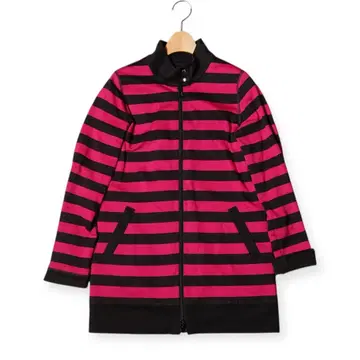 J472@ 소니아 리키엘 보더 롱 니트 자켓 핑크