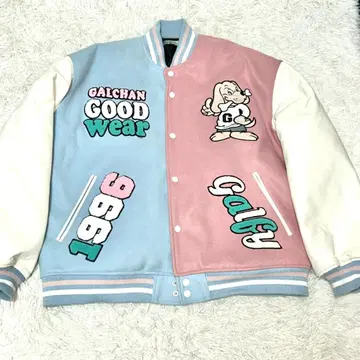 초레어 새상품급 GALFY 갈피 바시티 자켓 삼색. 중형견