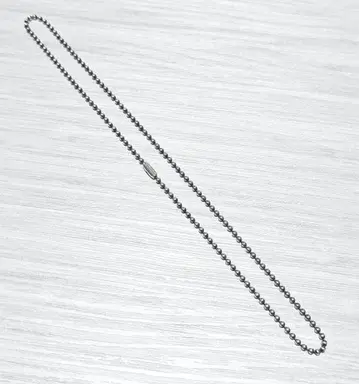 silver925 볼 체인 목걸이 Sterling 각인