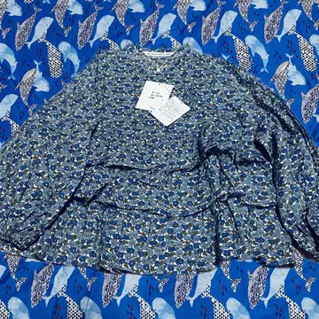 제인 마플 꽃무늬 블라우스