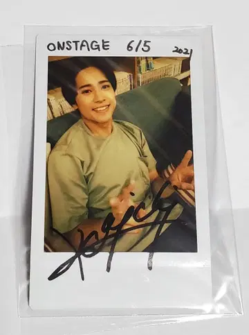 유모토 켄이치 친필 사인 폴라로이드