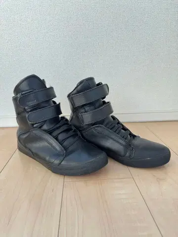 SUPRA 블랙 하이컷 28cm