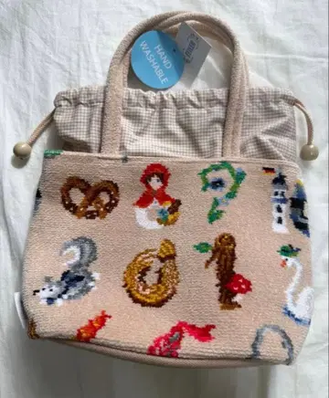 미사용 새상품 feiler 브라보 단종 레어 베이지 복조리백