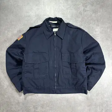 70s 빈티지 네이비 미국 행정계 워크 자켓 XL 사이즈 상당