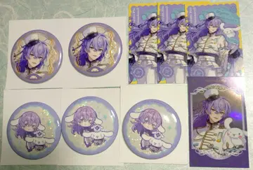 니지산지 호시미치 쇼 산리오 콜라보 캔뱃지 폴라로이드 묶음 판매