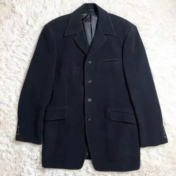 ALISON HOUSE 코트 알파카 실크 울 블랙 XL