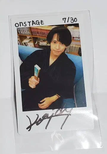 유모토 켄이치 친필 사인 폴라로이드 4