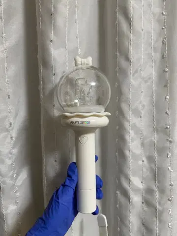 후르츠 지퍼 화이트 응원봉 리본 포함