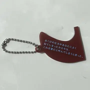 Tele 랜덤 키링 시의 형태 하품