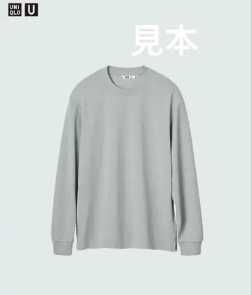 에어리즘 코튼 크루넥 화이트, 브라운