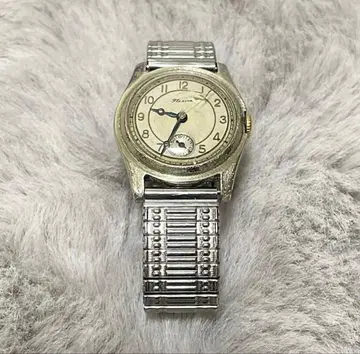 30s vintage Flexion 수동 와인딩 시계 (가동 확인됨)