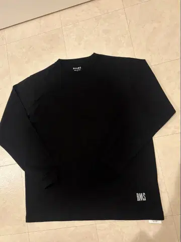 BEAMS / BMS 로고 베이직 롱 슬리브 T셔츠