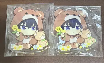 블루 록 이사기 요이치 플라워 베어 아크릴 스탠드