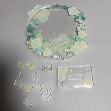 커스터매니아 웰컴보드 내추럴 웨딩