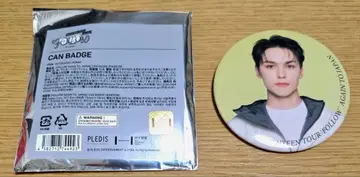 SEVENTEEN FOLLOW AGAIN 캔 배지 버논 세븐틴