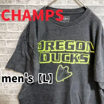 [ F354 ] CHAMPS 반팔 프린트 T셔츠 [ L ] 그레이