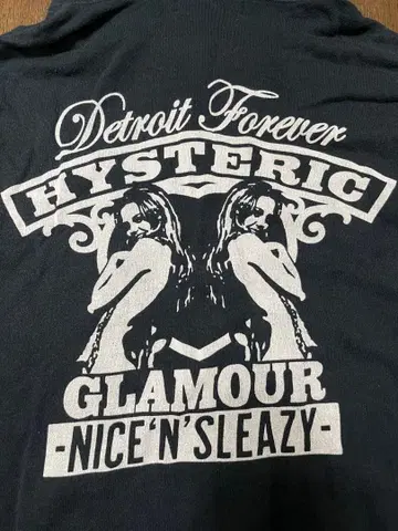 HYSTERIC GLAMOUR 후드티 Detroit Forever
