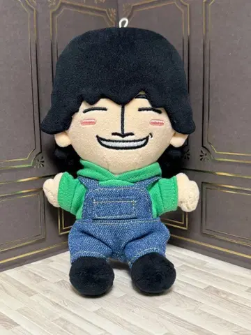 사노 마사야 A 그린 후드티 x 파란색 오버롤 하피누이 치비누이 의류