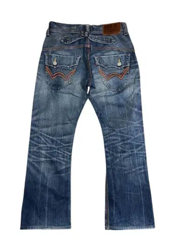 EDWIN 플레어 부츠컷 데님 청바지 30