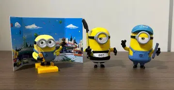 nico and - 미니언즈 피규어 2점 USJ 피규어 1점