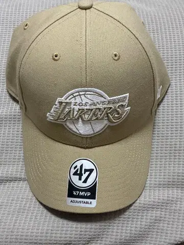 Los Angeles Lakers 47 베이지 캡