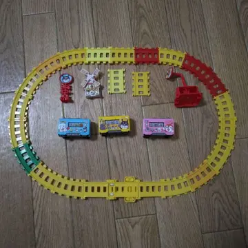 호빵맨 가챠 캐릭터 기차 레일 캐릭터 레일