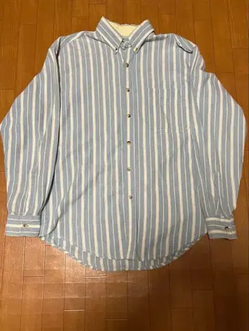 90s LLbean 스트라이프 셔츠 캐나다제 M
