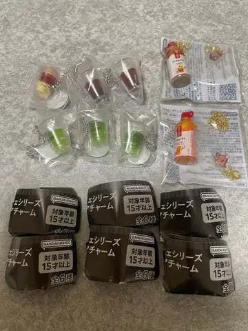 세븐카페 미니어처 참 6개 + 공차 키링 2개 세트