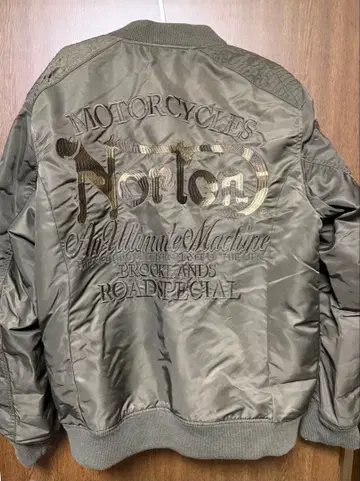 Norton MA-1 자켓 X-LARGE 구제 의류 레어 아우터 남성용