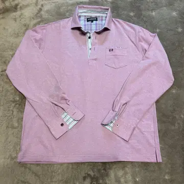 맥레거 McGREGOR 피케 셔츠 일부 스트라이프와 체크 무늬 L