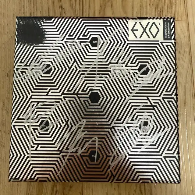 EXO Overdose 앨범 K버전 친필싸인